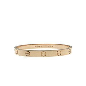 Cartier Love Bracelet 18K Rose Gold Classic Size 16